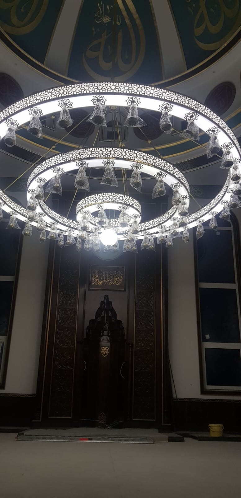  LED'li  Geniş Kutulu Motifli &Ccedil;ap 500 cm&nbsp;3&nbsp;Katlı