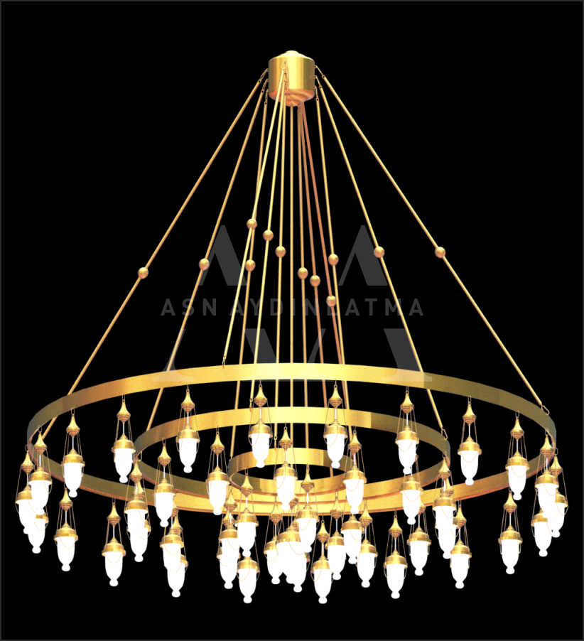 Has Model Avizeler &Uuml;&ccedil; Katlı 250 cm &Ccedil;ap