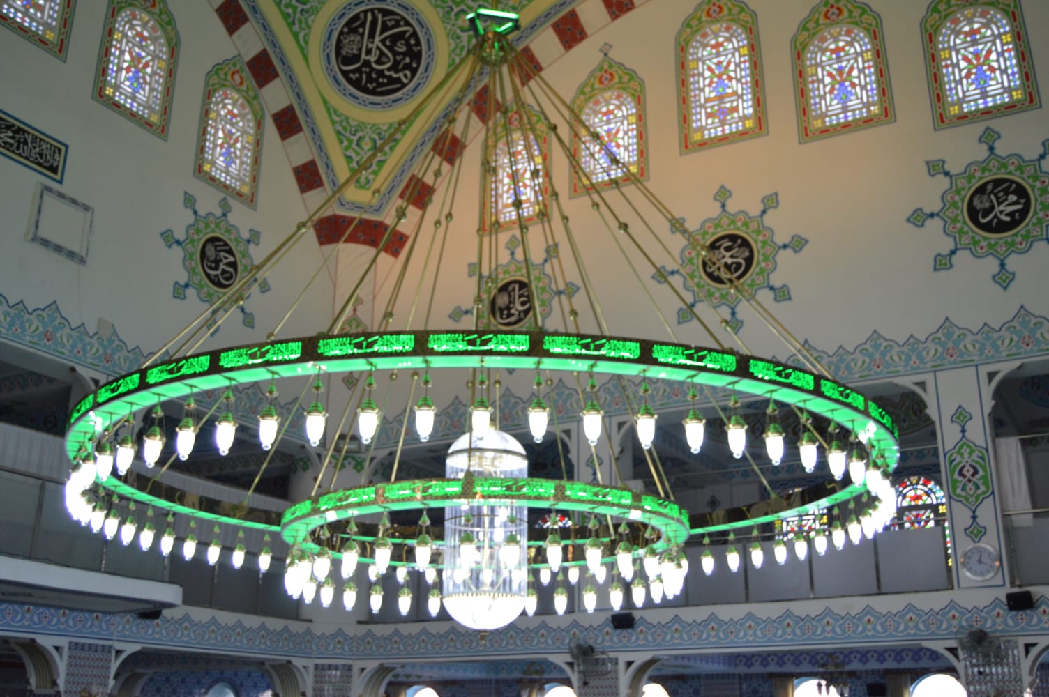 LED'li Geniş Kutulu Kelime-i Tevhid &Ccedil;ap&nbsp;600&nbsp;cm